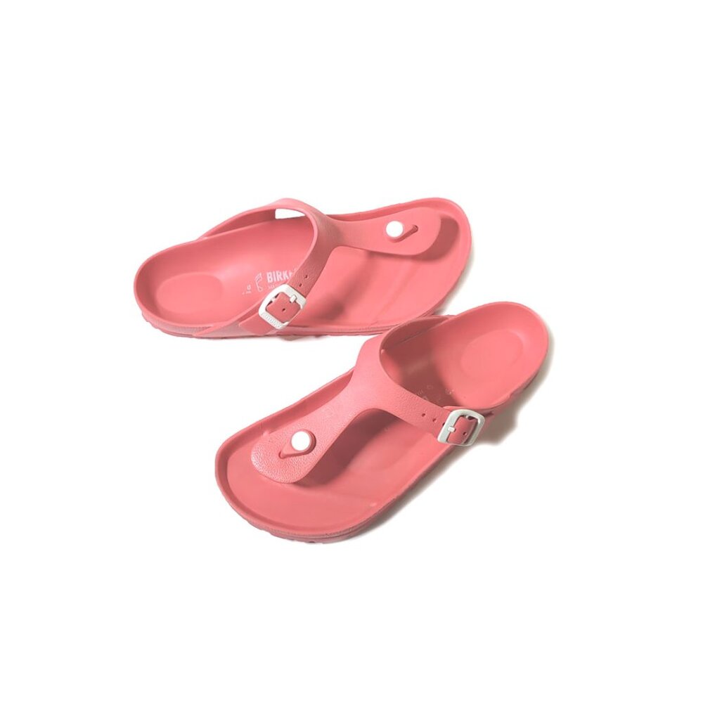 BIRKENSTOCK 38 Gizeh Free People Gizeh Pink Eva Womens Slide Size 7
